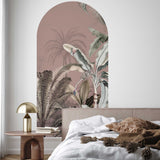 Peel and stick Arch Wallpaper Decal - Dreamy Jungle