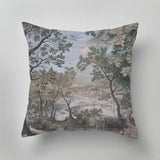 Accent pillow matching Annet Weelink Design wallpaper collection