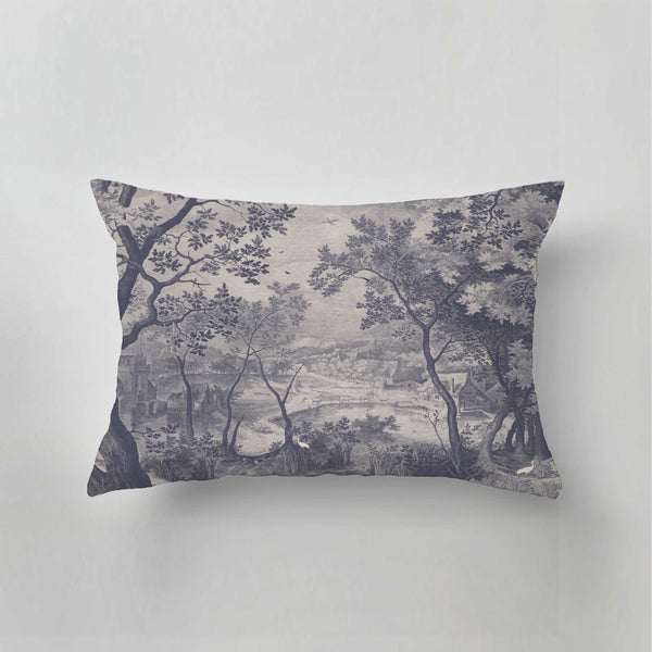 Outdoor Pillow - Into the Woods - Blue
