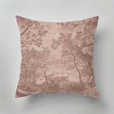Accent pillow matching Annet Weelink Design wallpaper collection