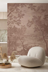 Behang Into The Woods 150cm breed x 280cm hoog - Mat papier - tweede kans