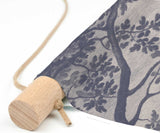 Textile Poster - Into the Woods Blue Annet Weelink Design