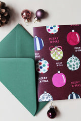 Set van 6 kerstkaarten