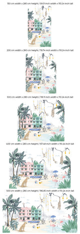 Jungle Wallpaper - Miami Beach Annet Weelink Design