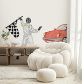 Single Wall Decal - Monaco Man Annet Weelink Design