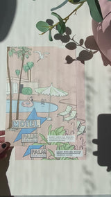 Tropisch Behang - Palm Springs