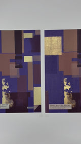 Gold Behang - Bauhaus