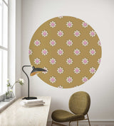 Autocollant mural rond - Dandy Daisy