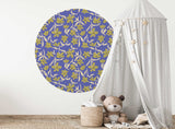 Autocollant mural rond - Petal Pop