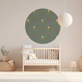 Autocollant mural rond - Shakey Fries