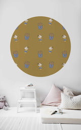 Autocollant mural rond - Shakey Fries