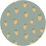 Autocollant mural rond - Straw Berry