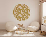 Autocollant mural rond - Brick Bop