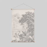 Textile Poster - SCENIC LANDSCAPE Grey Annet Weelink Design