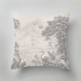 Accent pillow matching Annet Weelink Design wallpaper collection