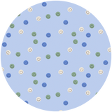 Autocollant mural rond - Smiley