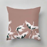 Sustainable decorative pillow with exclusive print design
