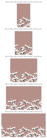 Bird Wallpaper - Stork Annet Weelink Design