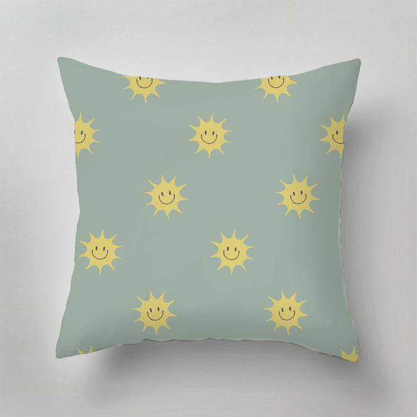 Outdoor Pillow - Sunny Off White / Lilac