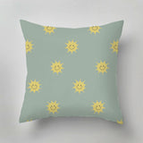 Designer indoor pillow with hand-drawn print by Annet Weelink Design