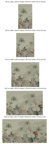Jungle Wallpaper - Tropical Wilderness Annet Weelink Design