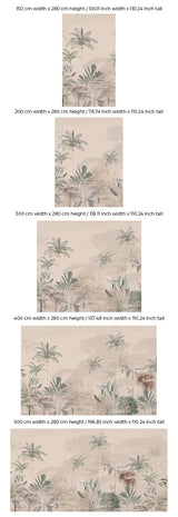 Jungle Wallpaper - Tropical Wilderness Annet Weelink Design