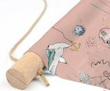 Textile Poster - Underwater Wonders sorbet Annet Weelink Design
