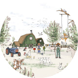 Round wall sticker - Animal Farm Annet Weelink Design