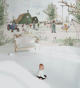 Animal Wallpaper - Animal Farm Annet Weelink Design