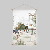 Textile Poster - ANIMAL FARM Annet Weelink Design