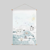 Textile Poster - Antarctica Annet Weelink Design