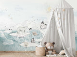 Animal Wallpaper - Antarctica Annet Weelink Design