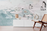 Animal Wallpaper - Antarctica Annet Weelink Design