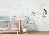 Animal Wallpaper - Antarctica Annet Weelink Design