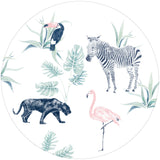 Round wall sticker - Chiq Safari Annet Weelink Design