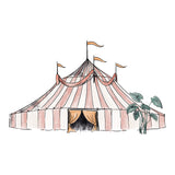 Single Wall Decal - Circus tent Annet Weelink Design
