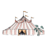 Single Wall Decal - Circus tent