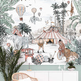 Circus Wallpaper - Cirque du Fantasy Annet Weelink Design