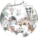 Autocollant mural rond - Cirque du Fantasy
