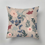 Designer indoor pillow with hand-drawn print by Annet Weelink Design