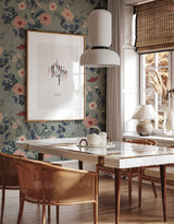 Behang op rol - Feline Forest Flowers