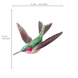 Single Wall Decal - Hummingbird green Annet Weelink Design