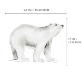 Single Wall Decal - Polar bear Annet Weelink Design