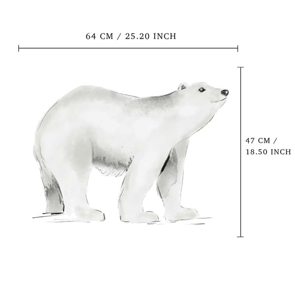 Separate Wall Sticker - Polar bear