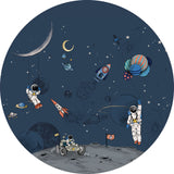 Autocollant mural rond - Into the Galaxy