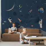 Astronaut Wallpaper - Into the Galaxy Annet Weelink Design