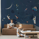 Astronaut Behang - Into the Galaxy