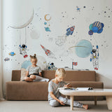 Astronaut Wallpaper - Into the Galaxy Annet Weelink Design