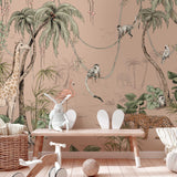 Jungle Wallpaper - Jungle Jazz Annet Weelink Design
