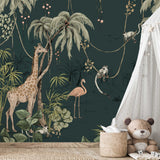 Jungle Wallpaper - Jungle Jazz Annet Weelink Design